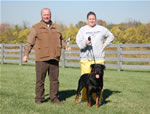 Rottweiler Males Champion Class: 0122 Thundervlys Legend Von Mitternadt V2-rated